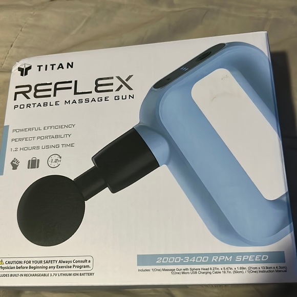TITAN REFLEX PORTABLE MASSAGE GUN - Picture 1 of 2